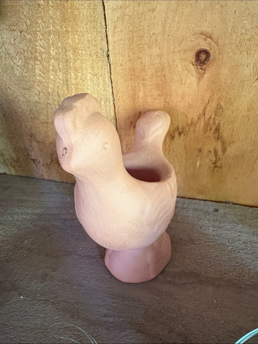 Avon Clay Ceramic Bird Planter - Picture 2 of 5